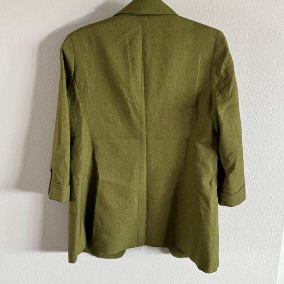Anne Klein Olive Green Blazer - Size M - Picture 4 of 4